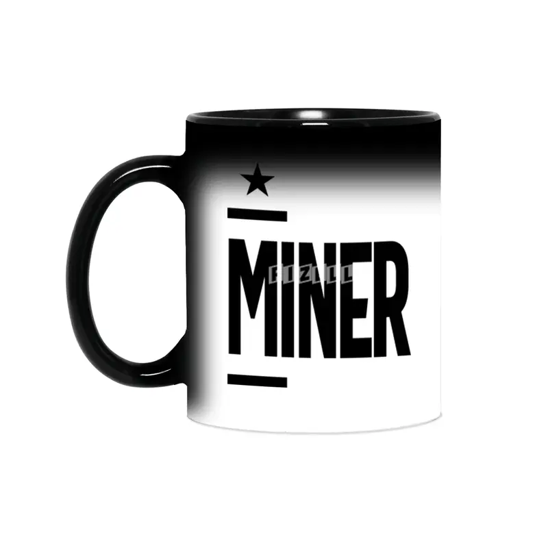 Miner Work Job Title Gift Sihirli Kupa