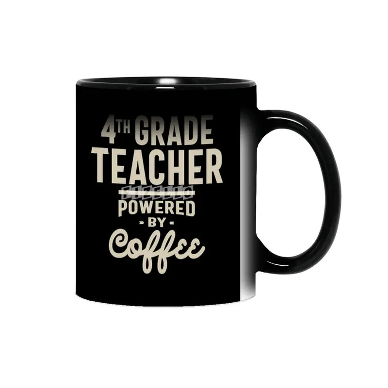 4th Grade Teacher Gift Funny Job Title Profession Occupation Sihirli Kupa