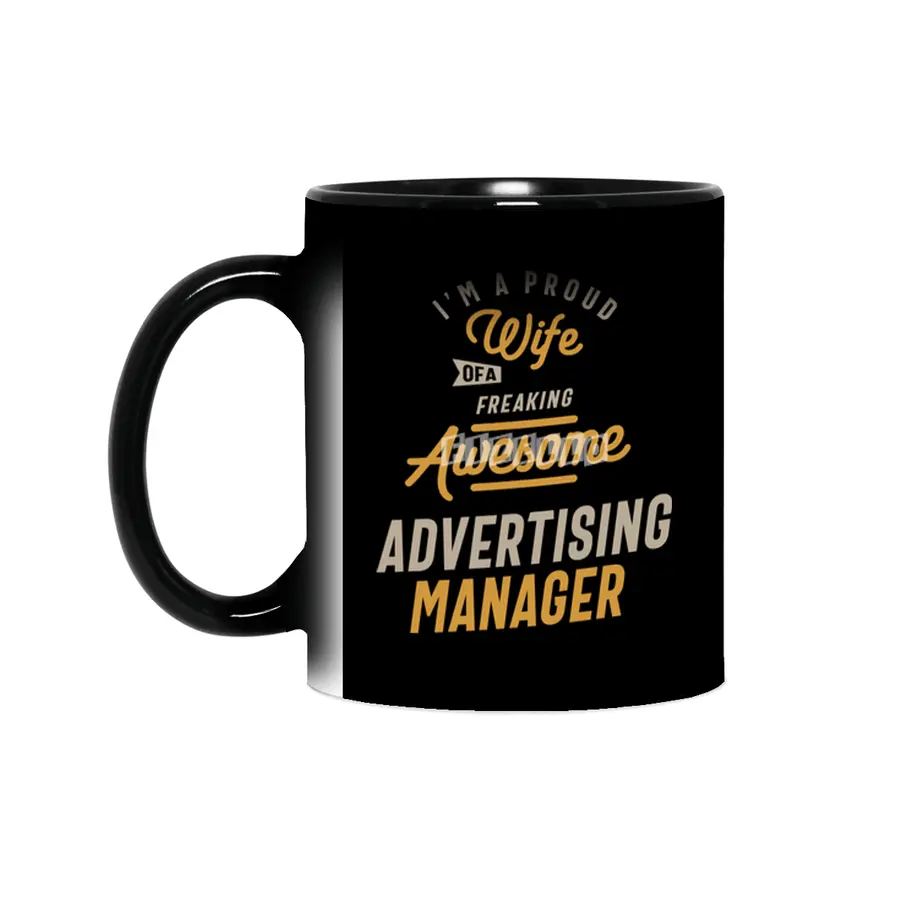 Advertising Manager Funny Job Title Occupation Profession Sihirli Kupa