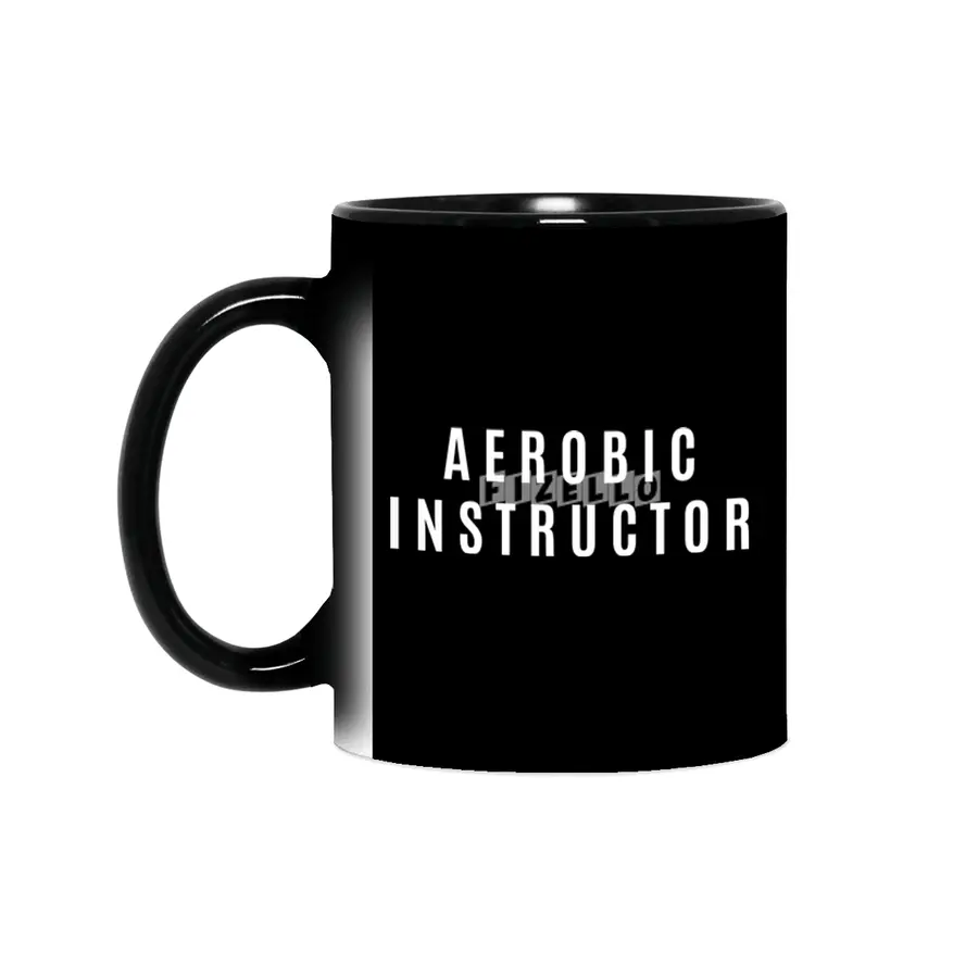 Aerobic Instructor Gift Funny Job Title Profession Birthday Idea Sihirli Kupa