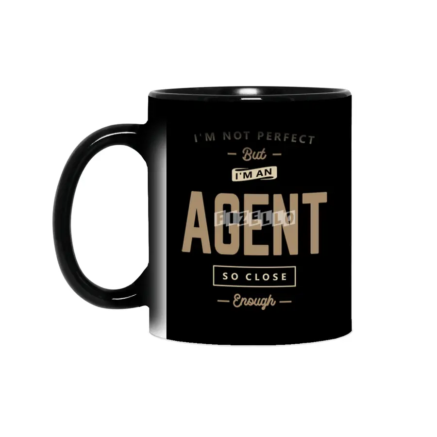 Agent Funny Job Title Profession Birthday Worker Sihirli Kupa