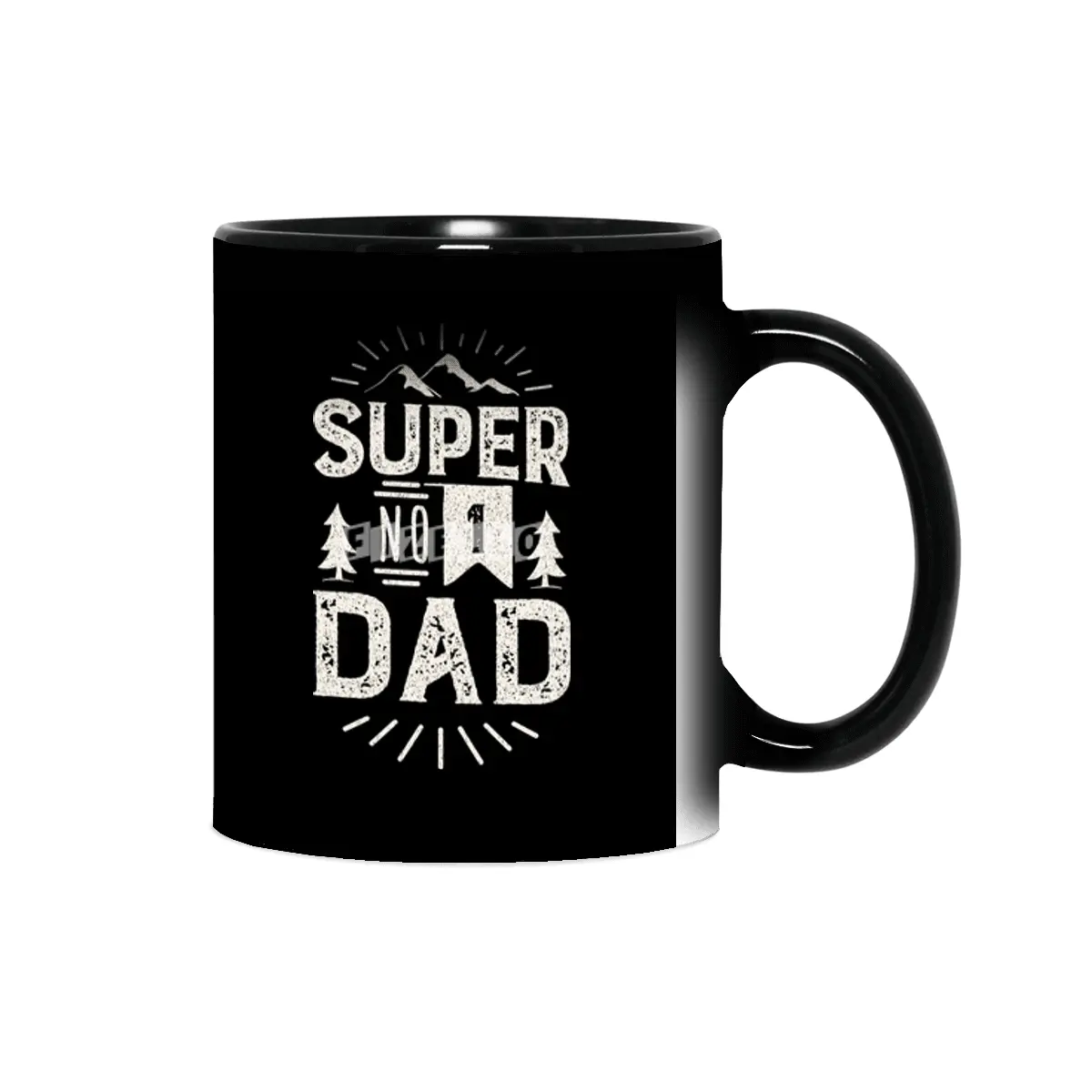 Super Number 1 Dad. No 1 Daddy Sihirli Kupa
