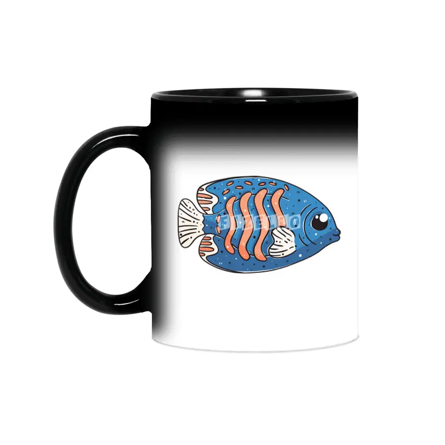 Cute Fish Sihirli Kupa