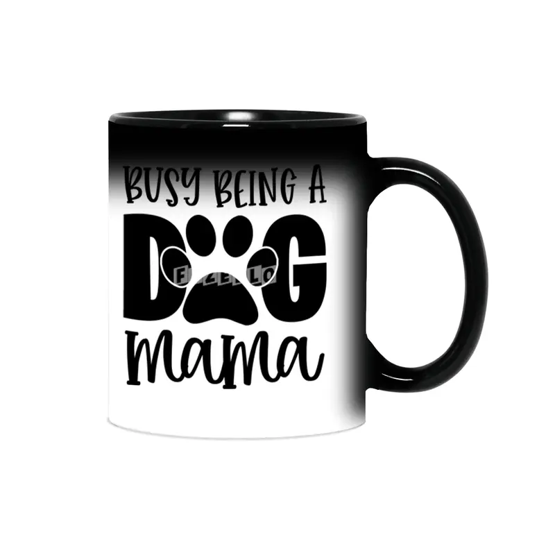 Busy Being a Dog Mama Sihirli Kupa