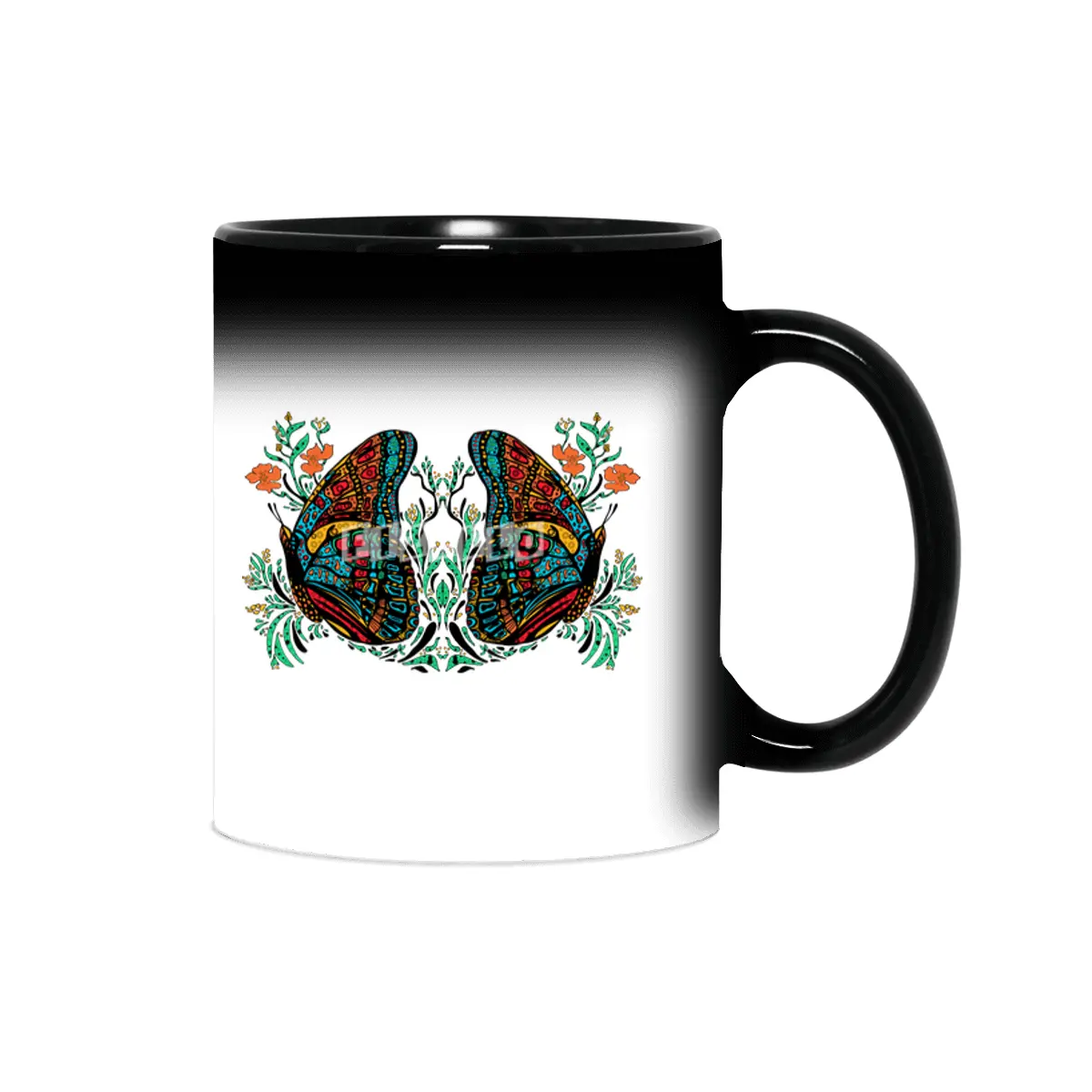 Turquoise Butterfly Sihirli Kupa