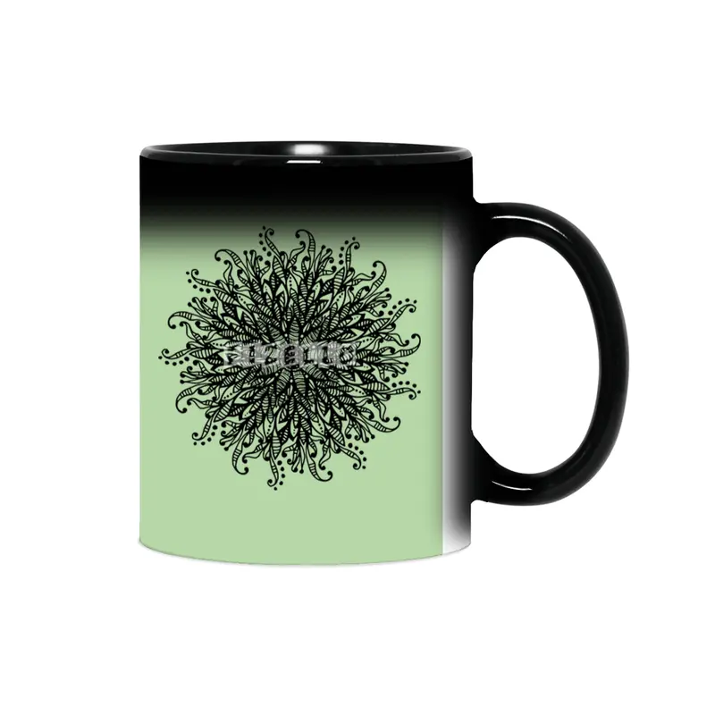 Decorative Mandala Graphic Print Design GC-005 Sihirli Kupa