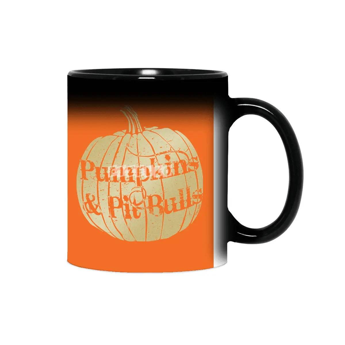 Pumpkins & Pit Bulls Sihirli Kupa