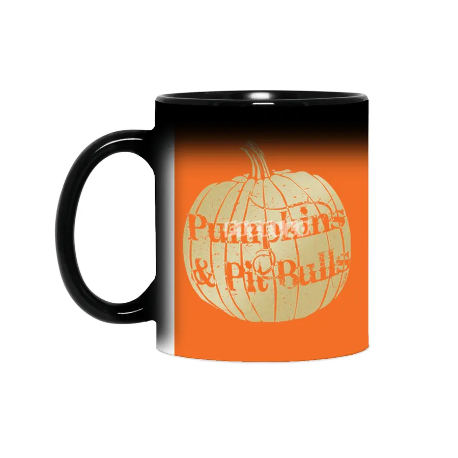Pumpkins & Pit Bulls Sihirli Kupa