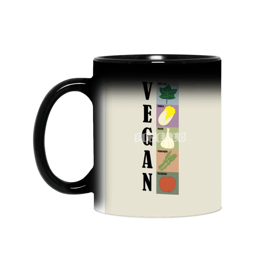Vegan Alphabets Healthy Funny Vegetables Sihirli Kupa