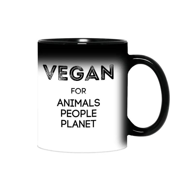 VEGAN FOR ANIMALS PEOPLE PLANET Sihirli Kupa