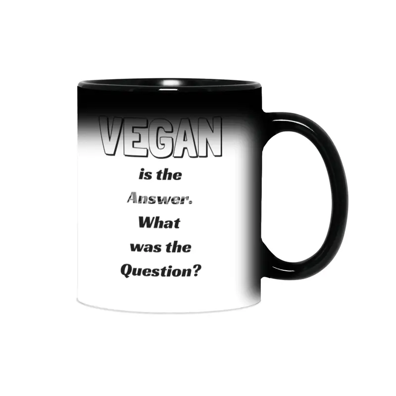 VEGAN is the Answer. Sihirli Kupa