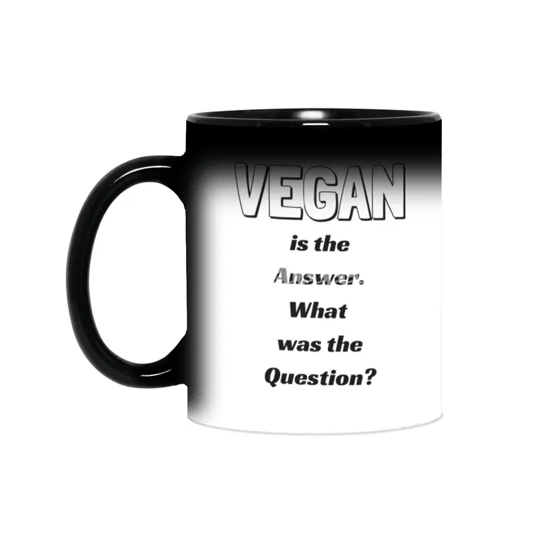 VEGAN is the Answer. Sihirli Kupa