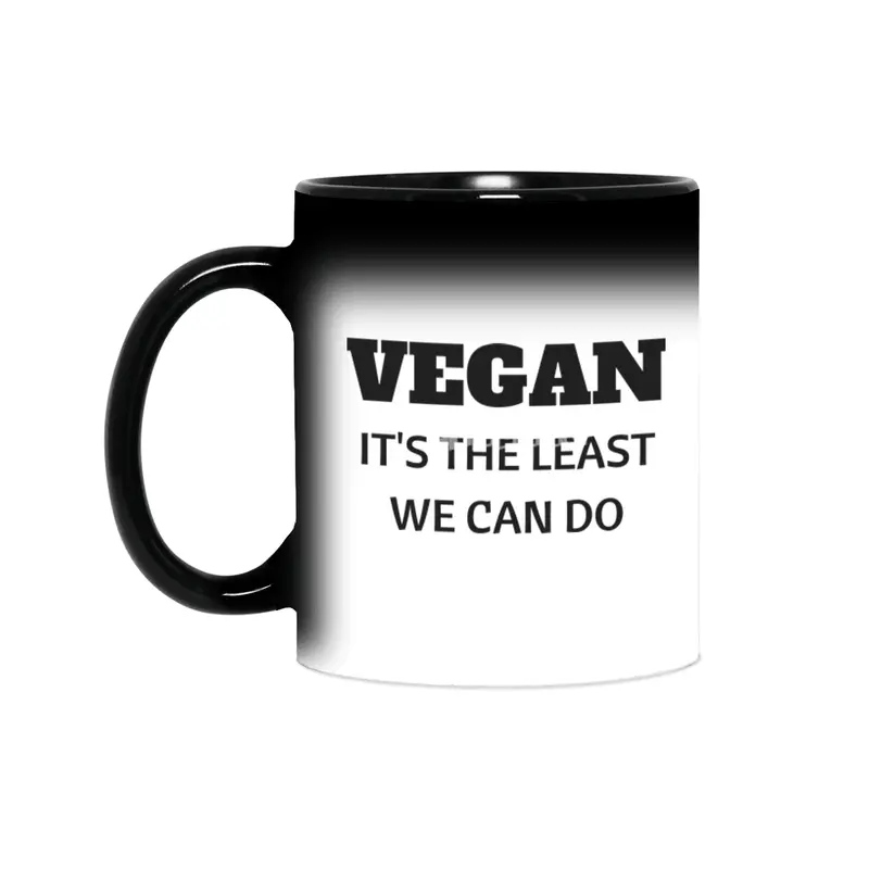 VEGAN IT'S THE LEAST WE CAN DO Sihirli Kupa