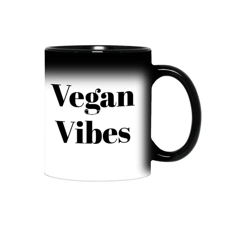Vegan Vibes - Black Sihirli Kupa