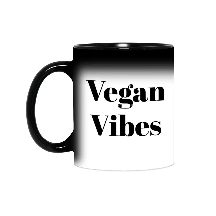 Vegan Vibes - Black Sihirli Kupa