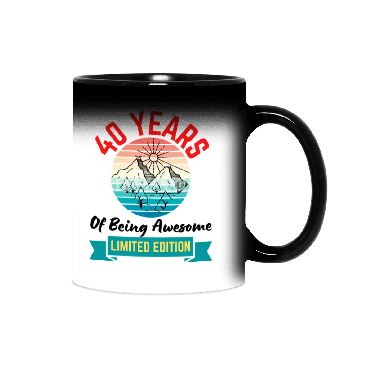 40 Years of Being Awesome. Limited Edition Sihirli Kupa