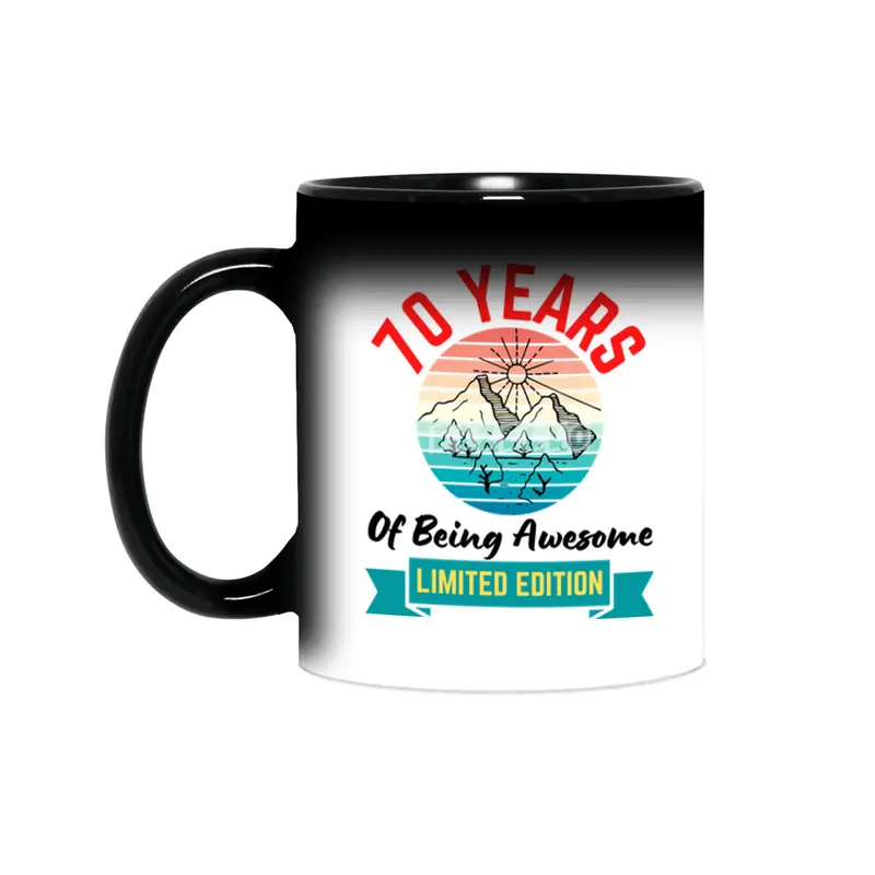70 Years of Being Awesome. Limited Edition Sihirli Kupa