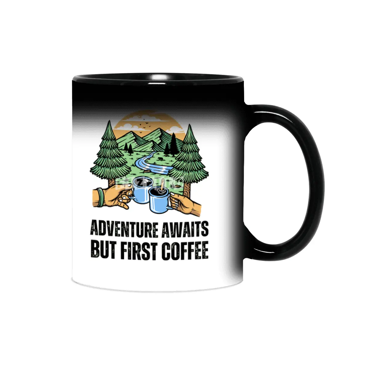Adventure Awaits, But First Coffee Sihirli Kupa