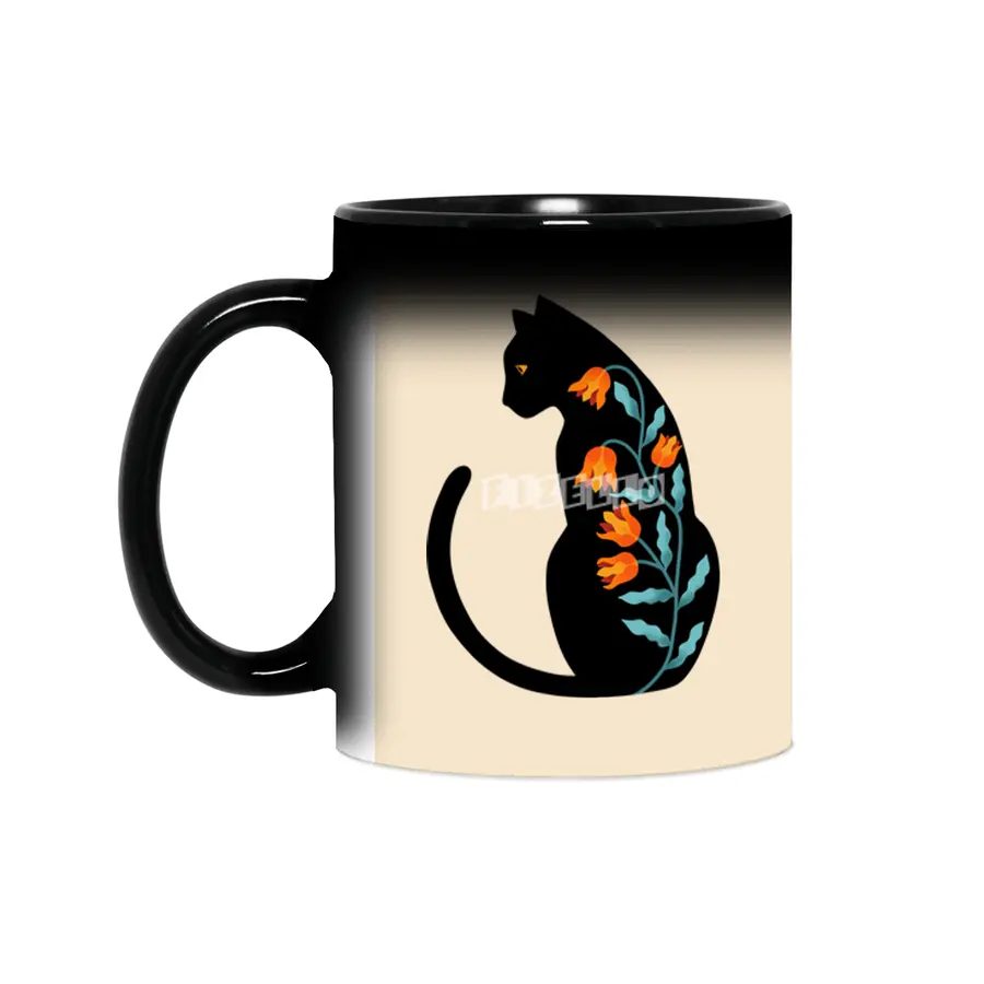 CAT FLORAL Sihirli Kupa