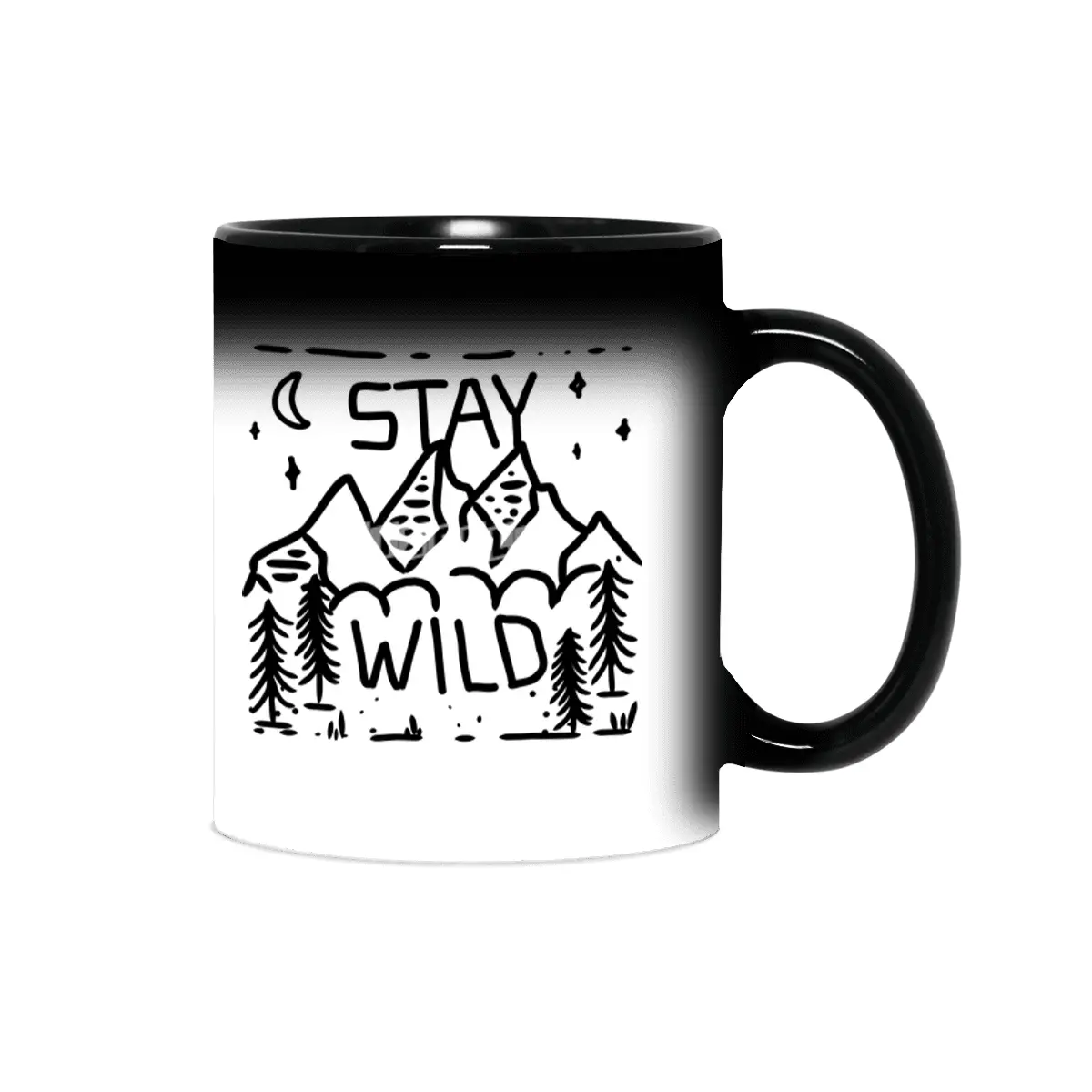 Stay Wild (black edition) Sihirli Kupa