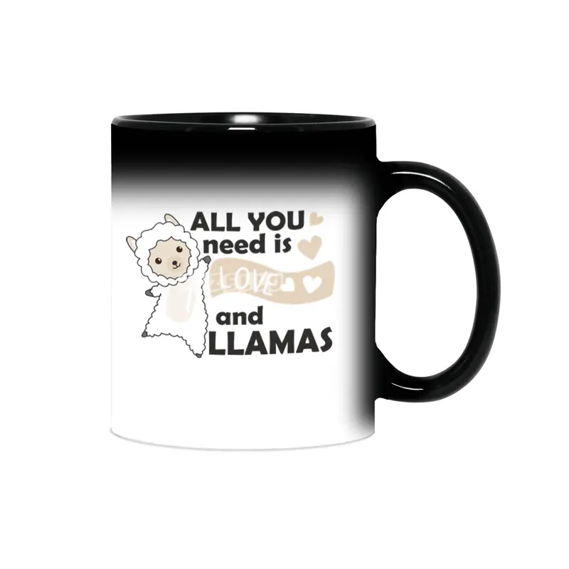 All You Need Is Love And Llama's Sweet Llama Heart Sihirli Kupa