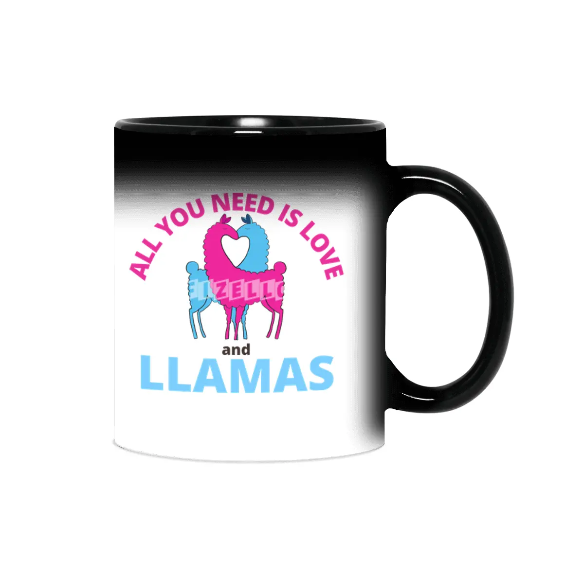 All You Need Is Love And Llamas Cute Animals Sihirli Kupa