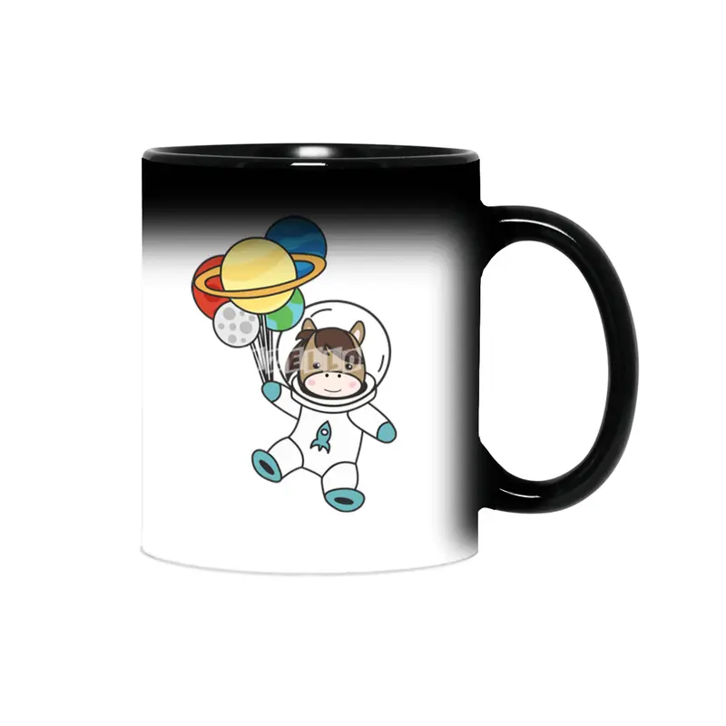 Astronaut Horse Ponny Planet Earth Mars Sihirli Kupa