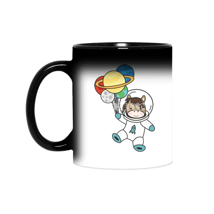 Astronaut Horse Ponny Planet Earth Mars Sihirli Kupa