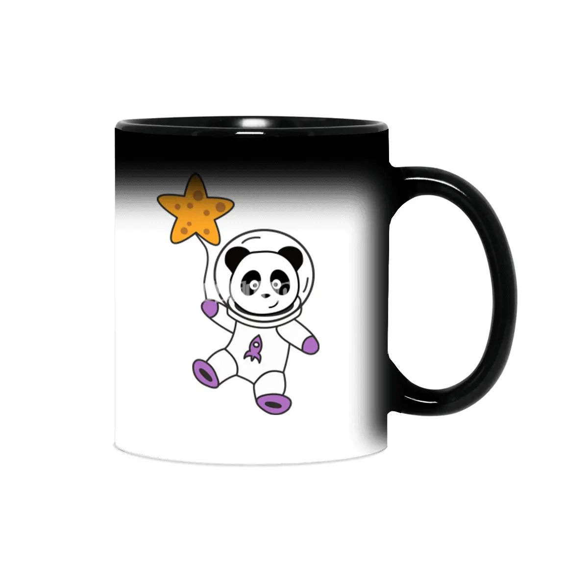 Astronauts Pandas Planet Earth Space Star Sihirli Kupa