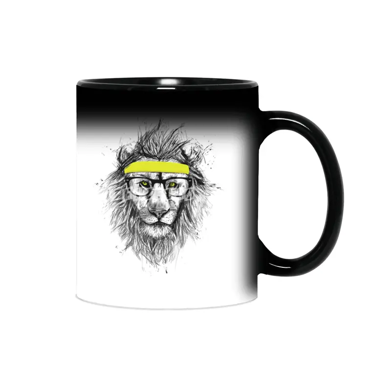 Hipster Lion Sihirli Kupa
