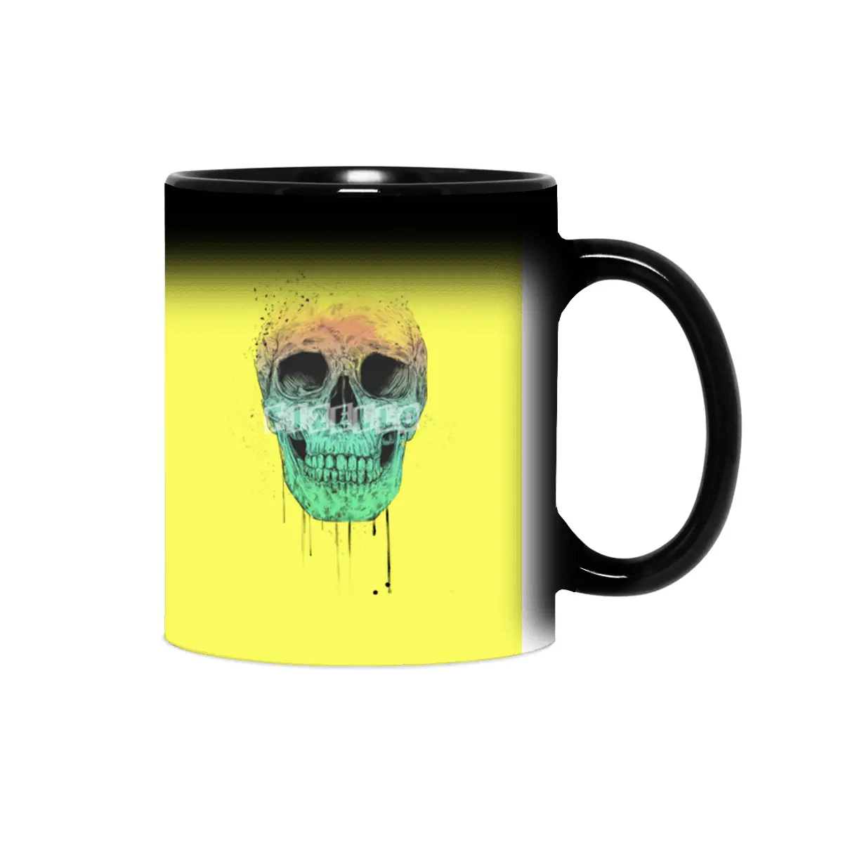 Pop art skull Sihirli Kupa