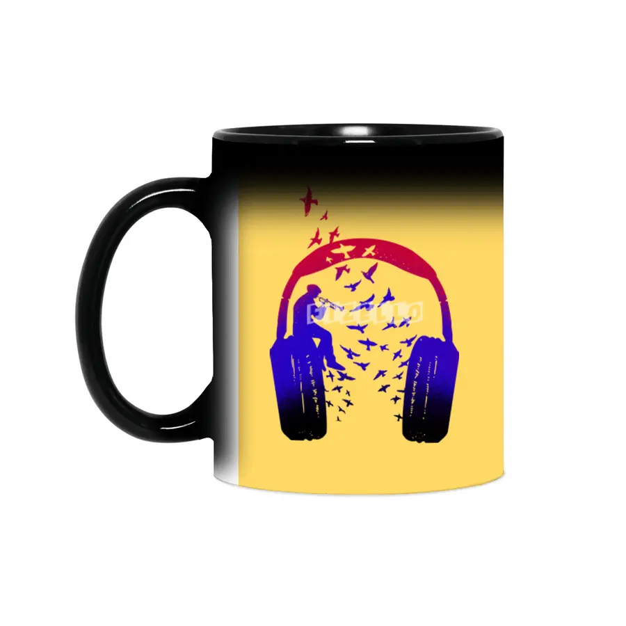 Headphone Music Bugle Sihirli Kupa