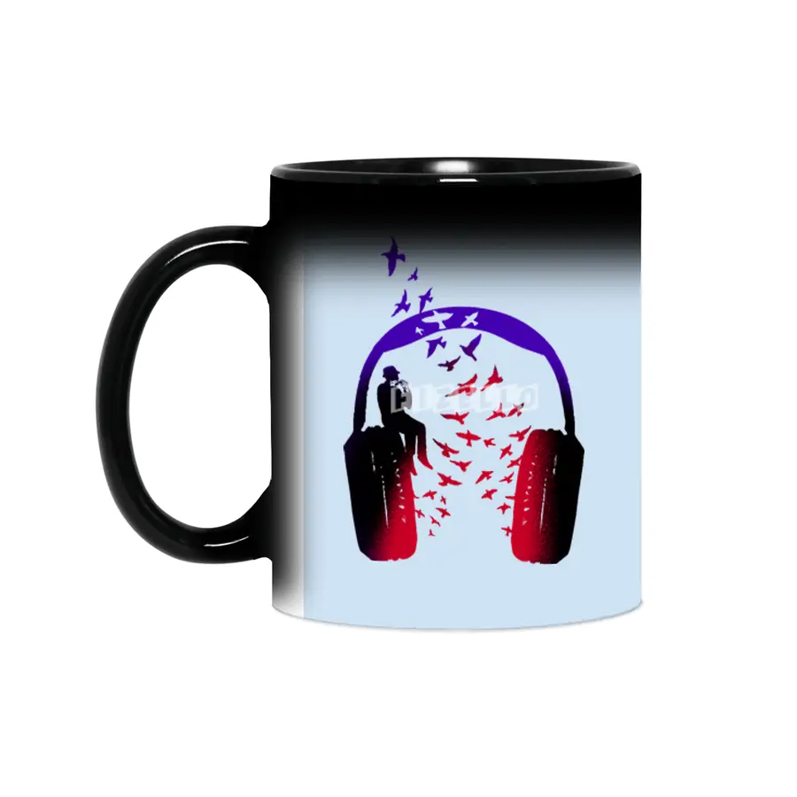 Headphone Music Harmonica Sihirli Kupa