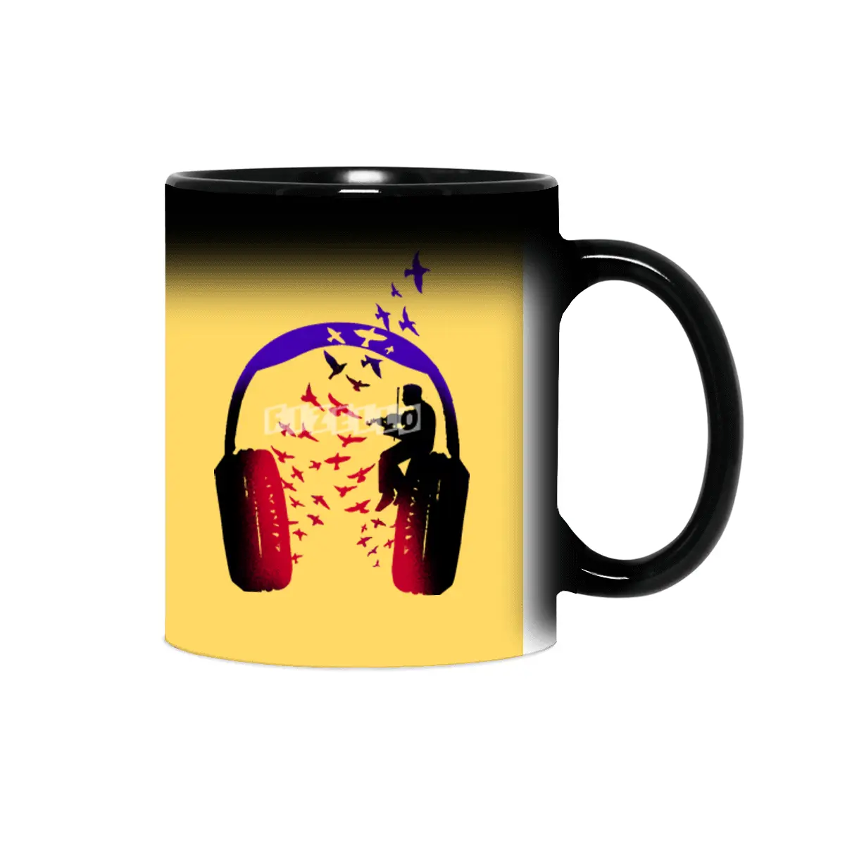 Headphone Music Violin Sihirli Kupa