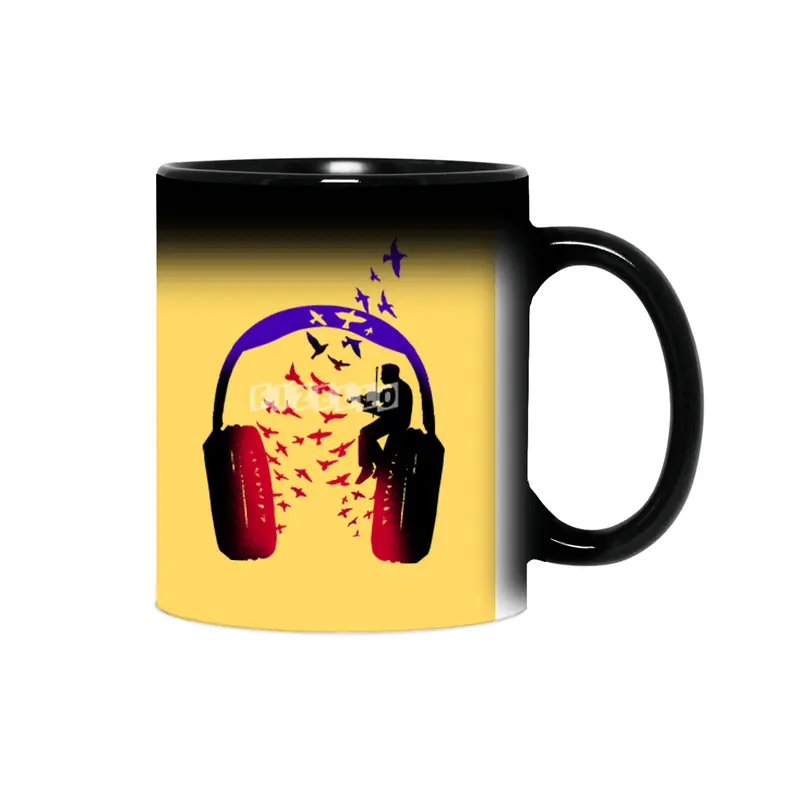 Headphone Music Violin Sihirli Kupa