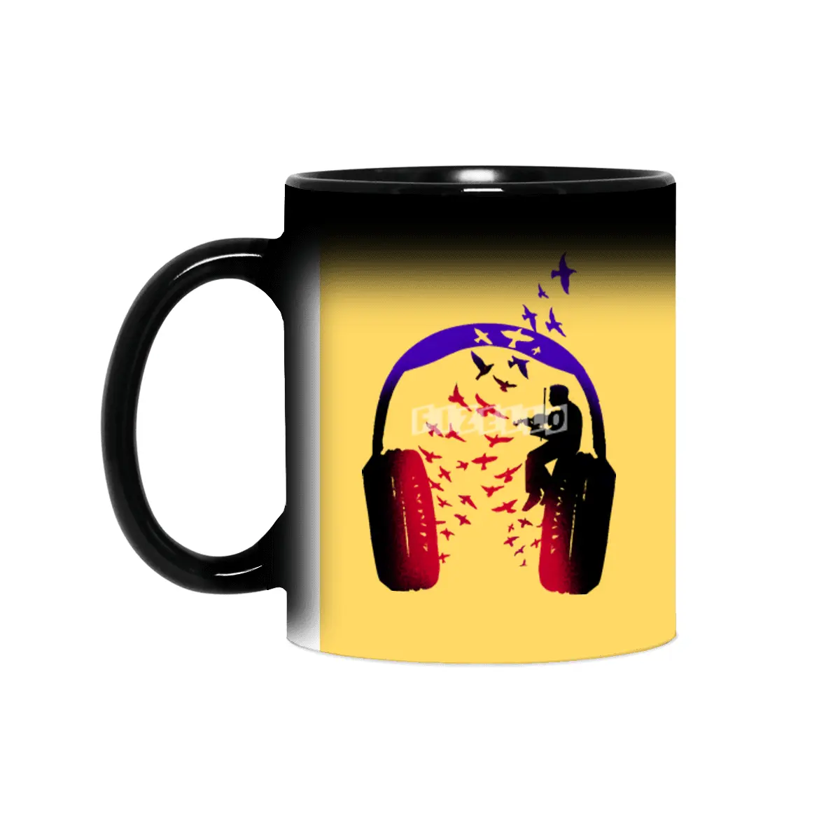 Headphone Music Violin Sihirli Kupa