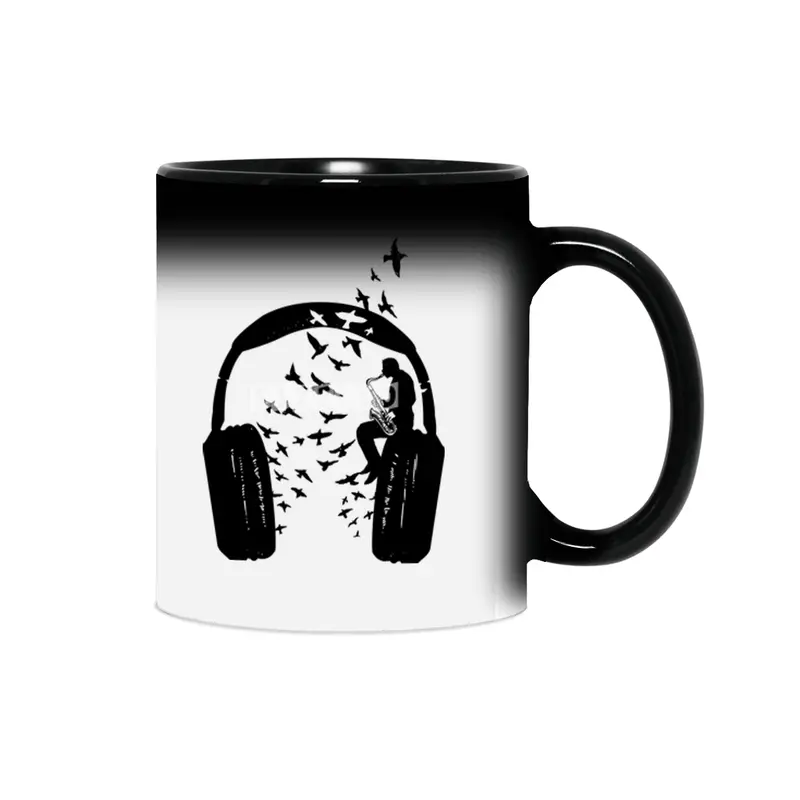 Headphone Saxophone Sihirli Kupa