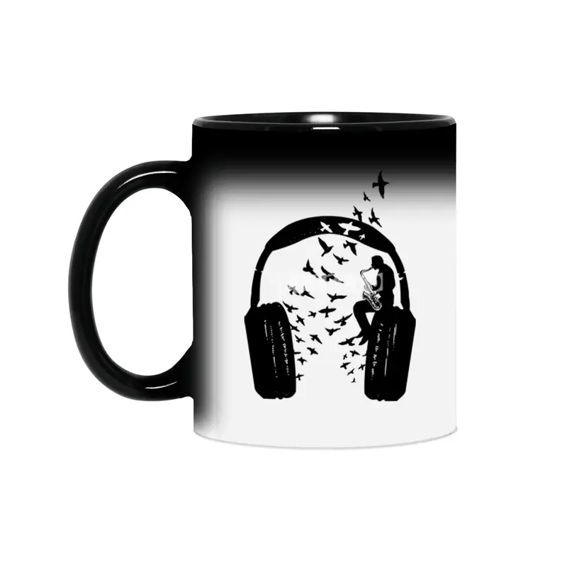 Headphone Saxophone Sihirli Kupa