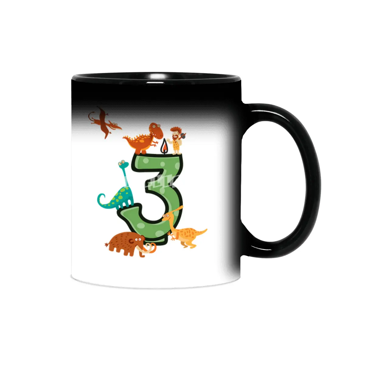 3 Year Dinosaur Birthday Shirt Dino Gift Sihirli Kupa