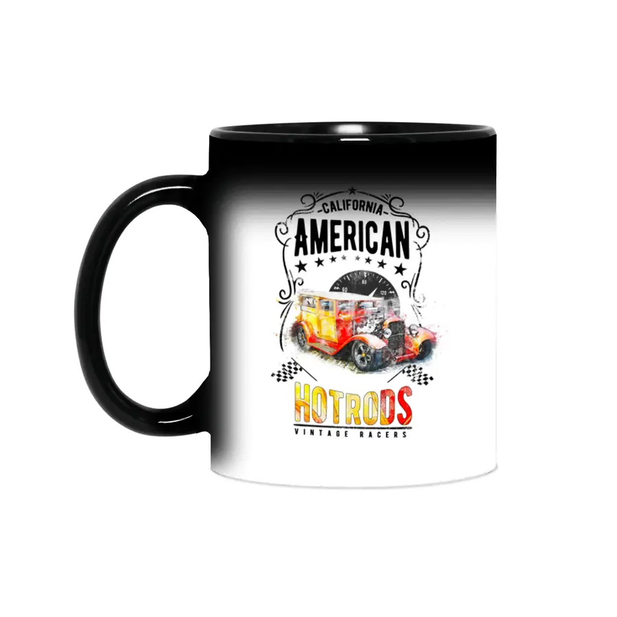 American Hot Rod Hotrod Racing Car Gift Sihirli Kupa