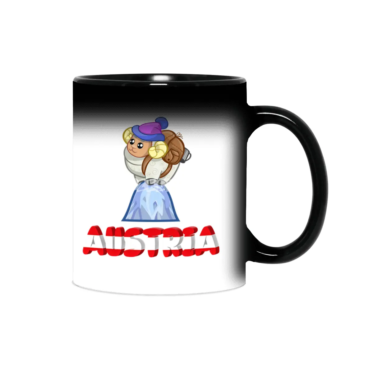 Austria Holiday Eagle Alps Mountains Gift Sihirli Kupa