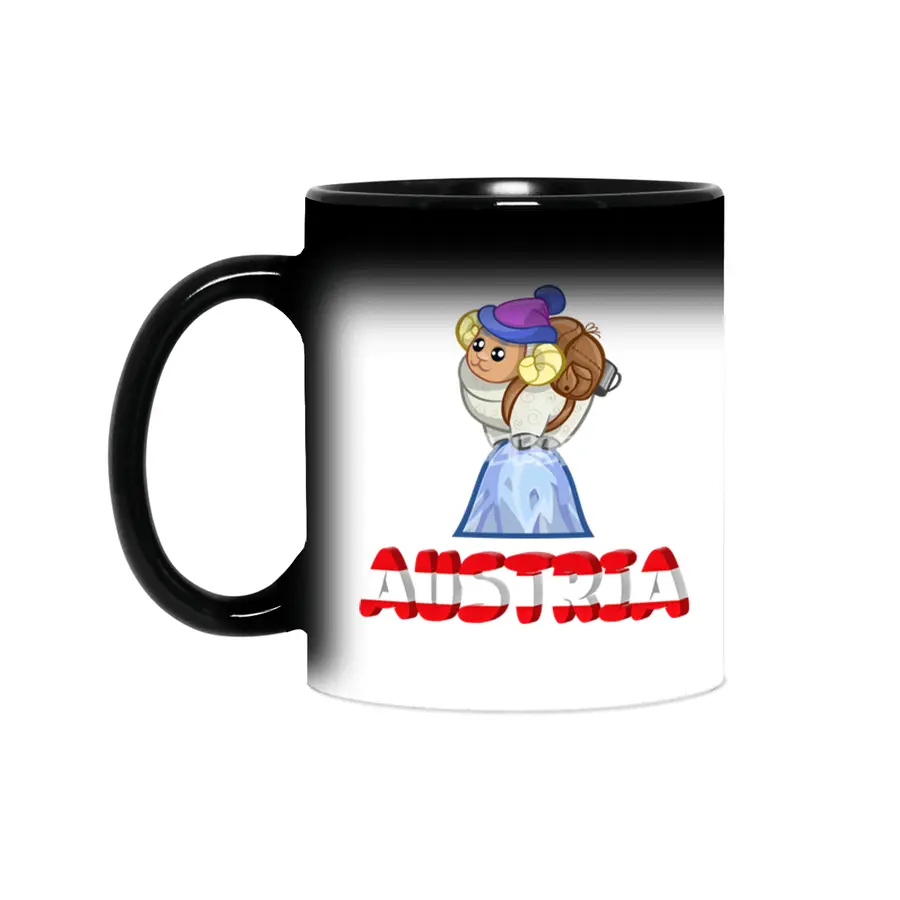 Austria Holiday Eagle Alps Mountains Gift Sihirli Kupa