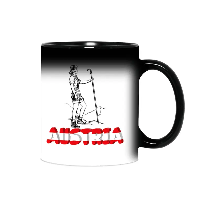 Austria Holiday Eagle Alps Mountains Gift Sihirli Kupa