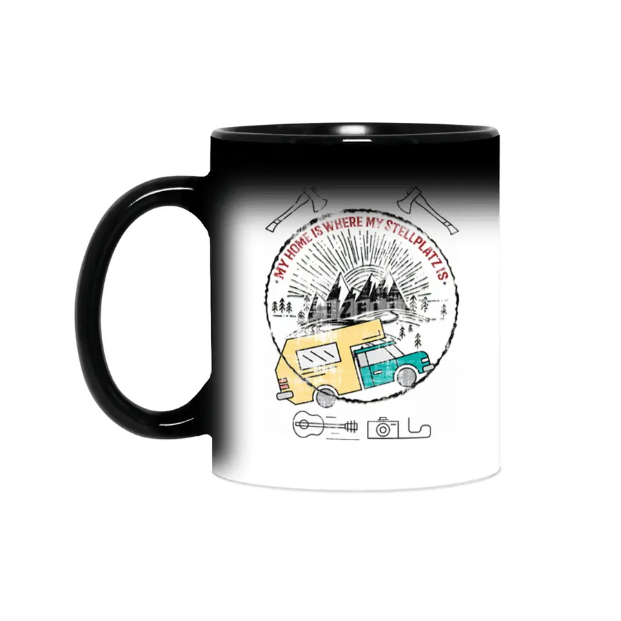 Camping Camper Vacation Motorhome Adventure Gift Sihirli Kupa