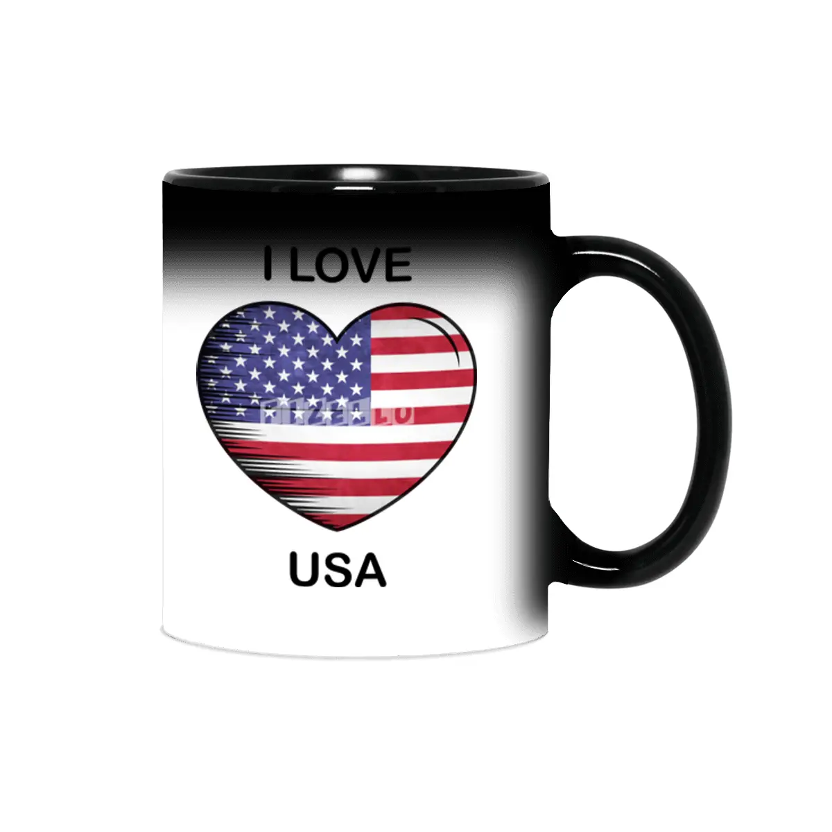 I Love America USA, My Home, My Country Sihirli Kupa