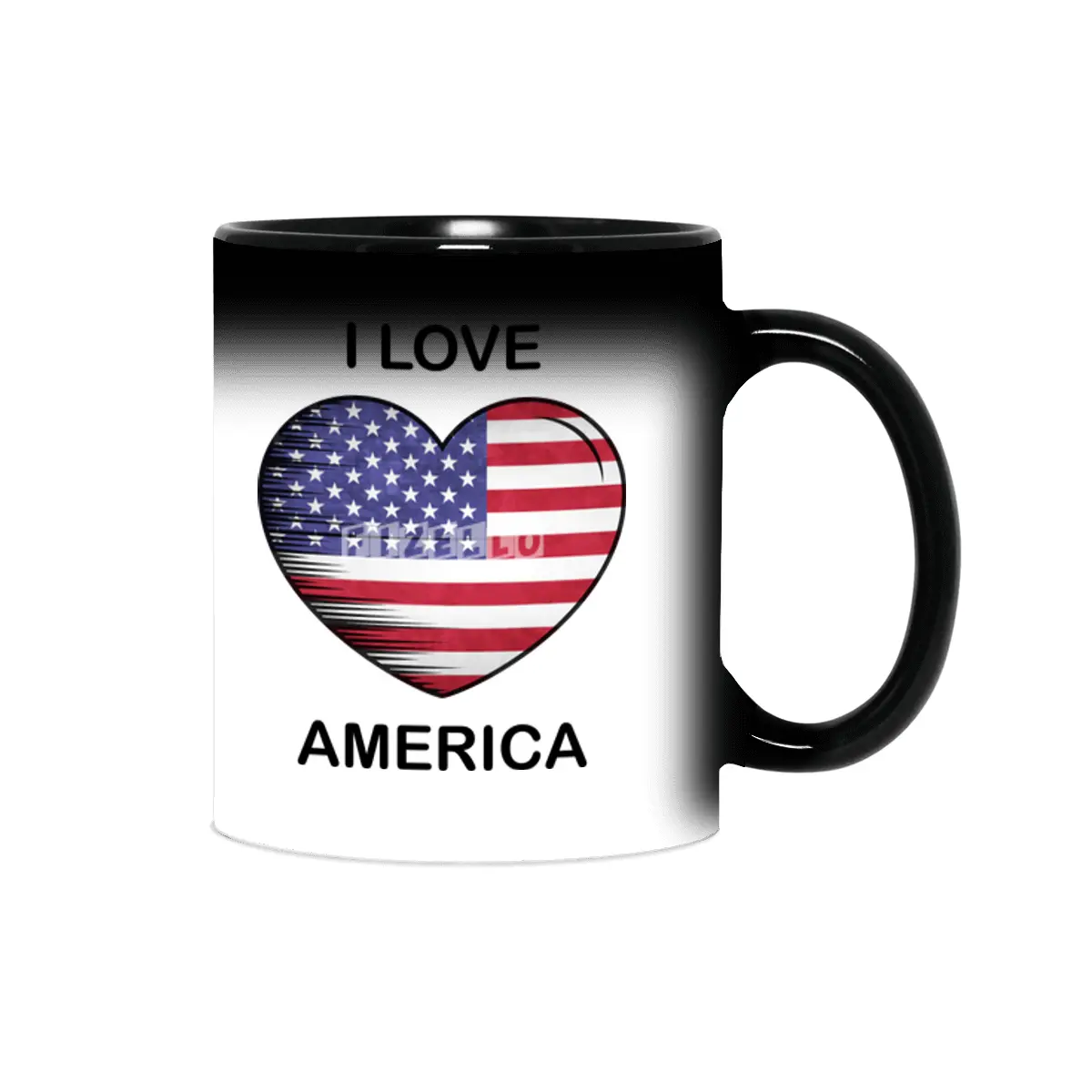 I Love America USA, My Home, My Country Sihirli Kupa