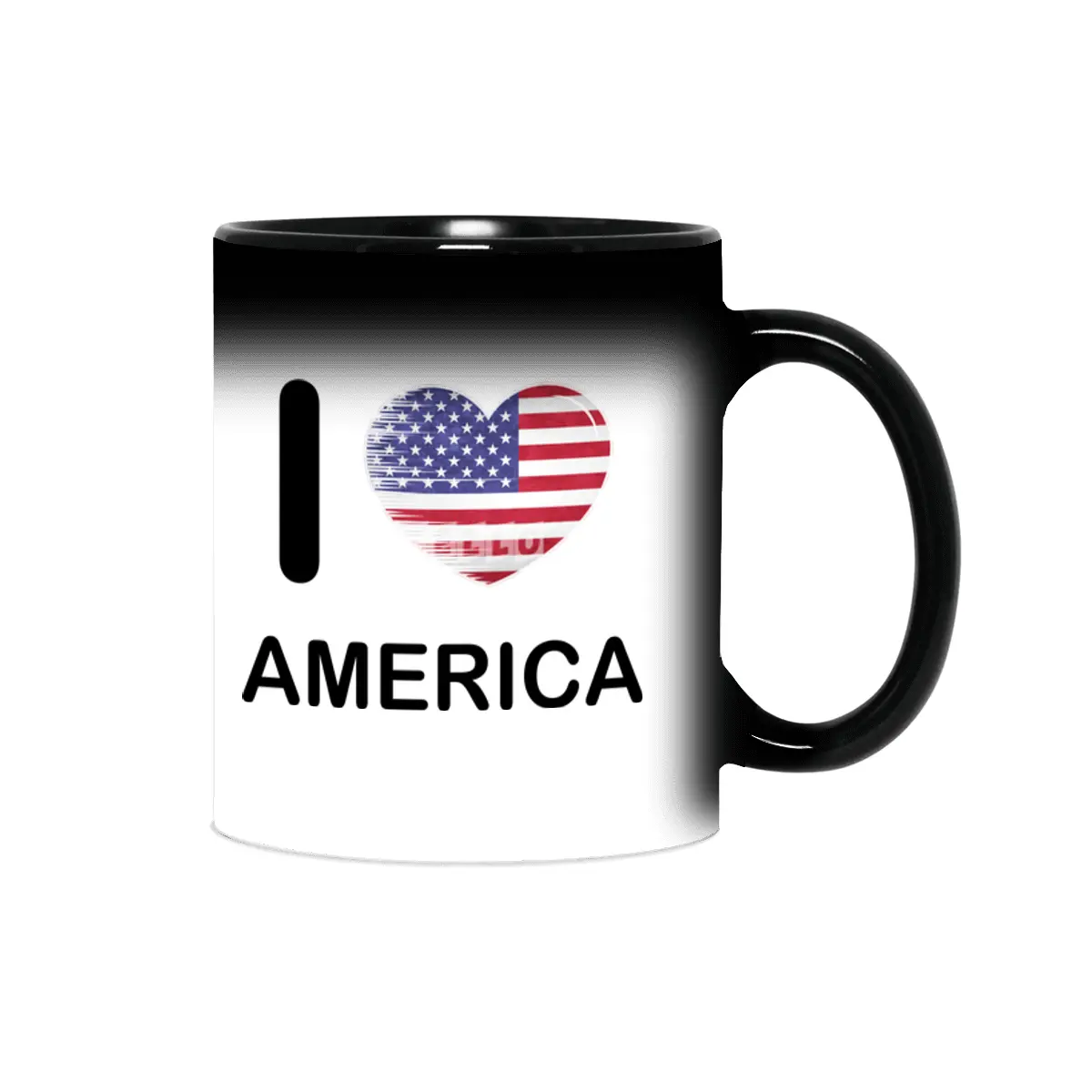I Love America USA, My Home, My Country Sihirli Kupa
