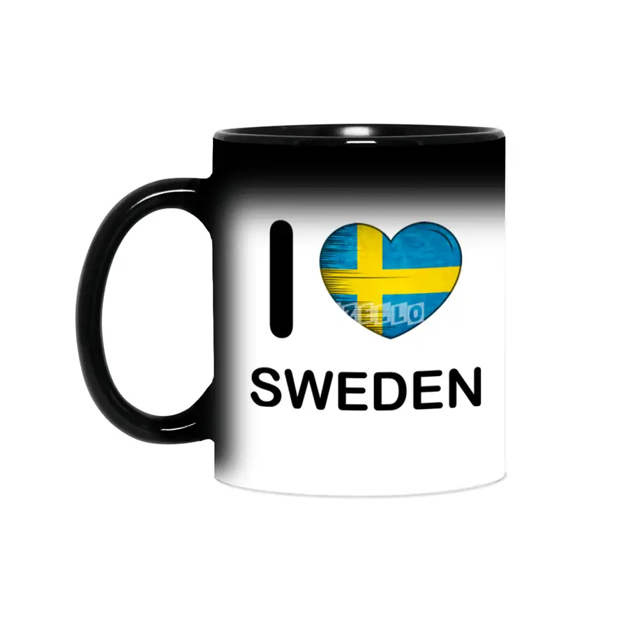I Love Sweden, My Home, My Country, my Heart Sihirli Kupa