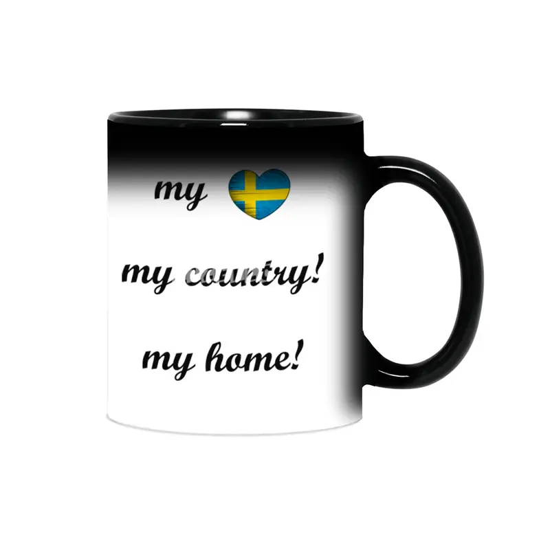 I Love Sweden, My Home, My Country, my Heart Sihirli Kupa
