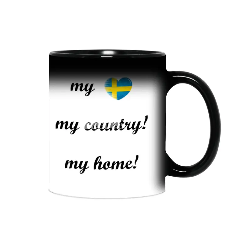 I Love Sweden, My Home, My Country, my Heart Sihirli Kupa